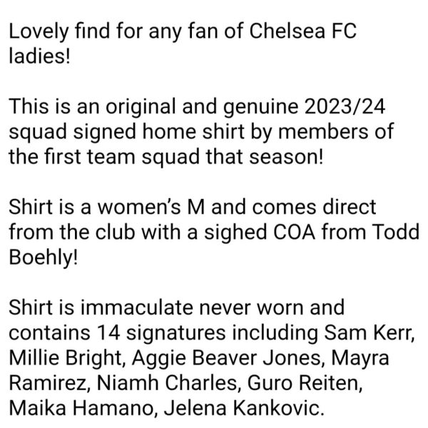 CHELSEA SHIRT LADIES