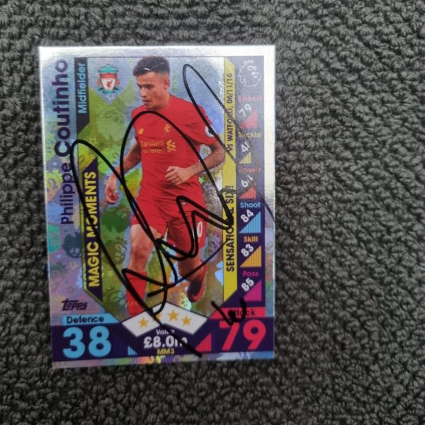 LIVERPOOL SIGNED TRADING CARDS
